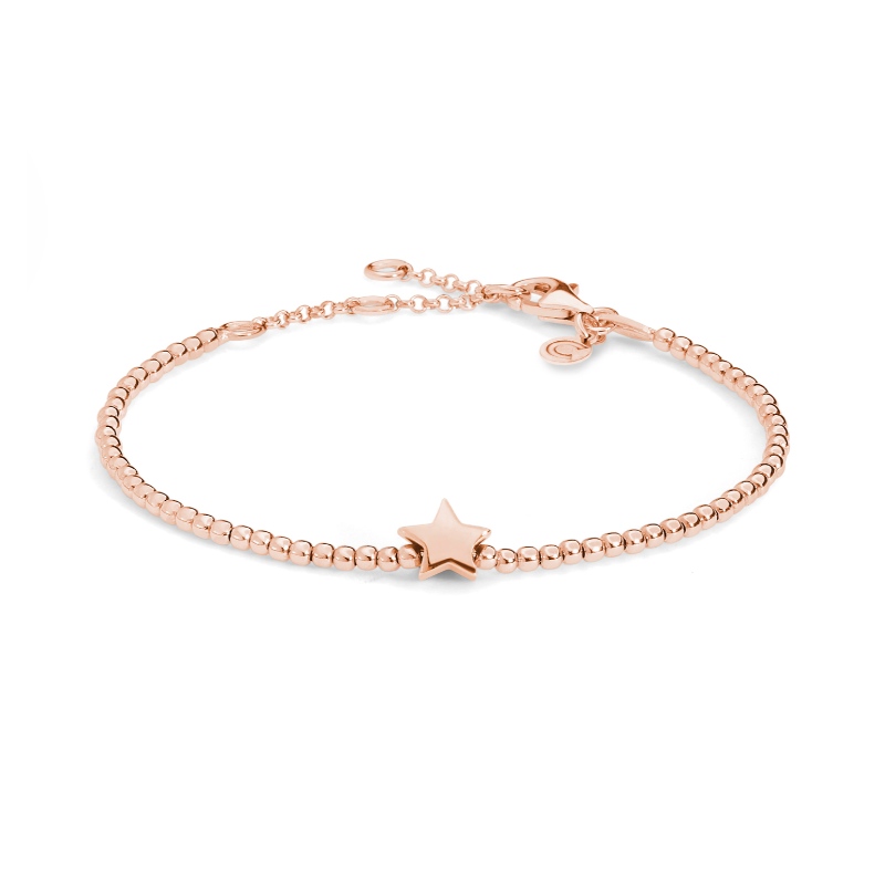 สตรีสแตนเลสสตีลสไตล์ดาวสไตล์ยุโรปและอเมริกาสร้อยข้อมือโรสโกลด์ China Ruifanbao Jewelry Factory